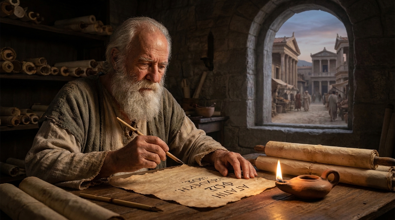 O apóstolo João enfatizando que Deus é luz e amor