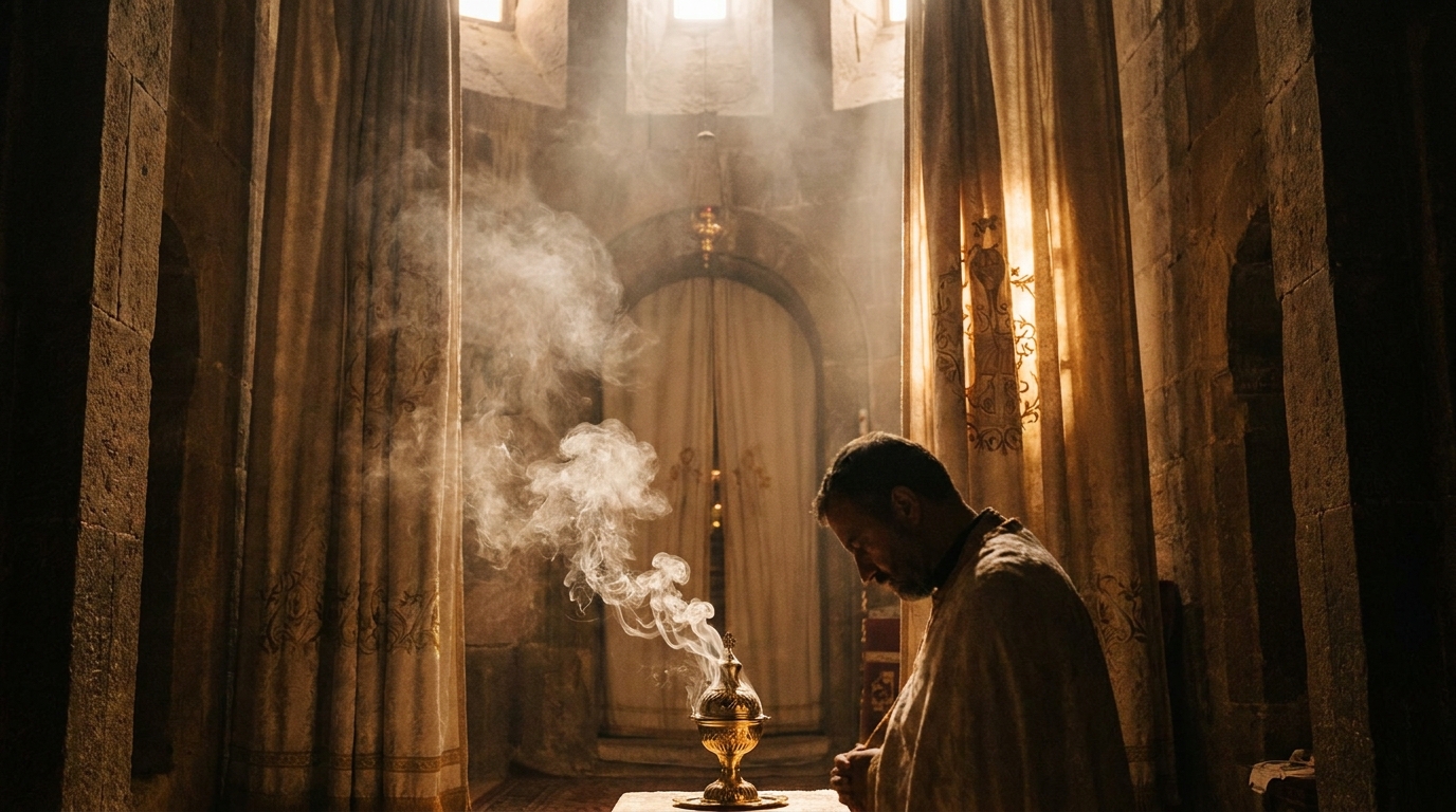 O Sumo Sacerdote no Santo dos Santos