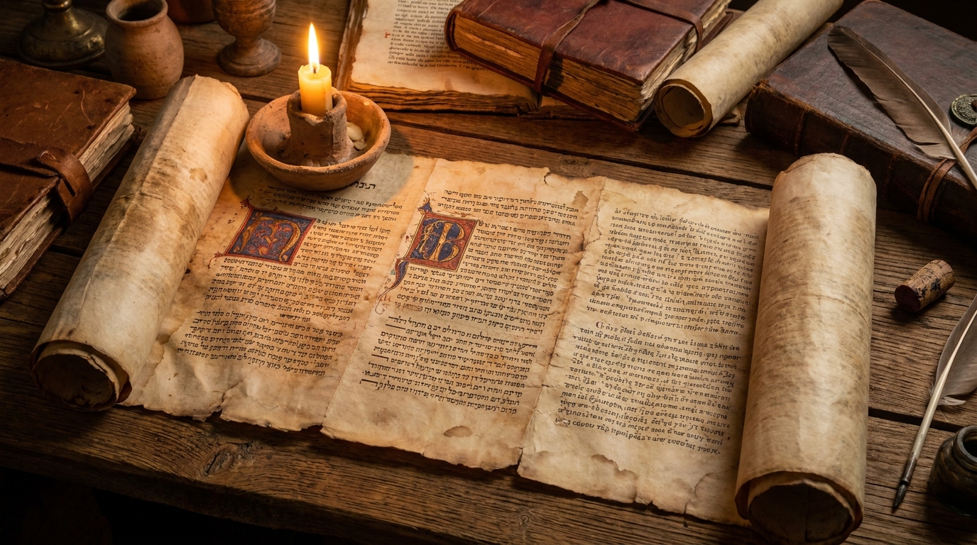 Pergaminhos e textos originais