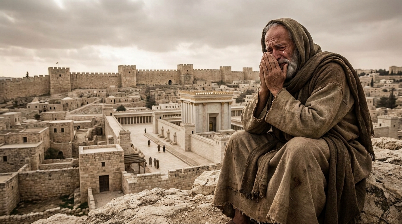 Jerusalém em ruínas e o lamento